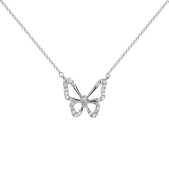 Mothers Day Gifts S925 Sterling Silver Butterfly Necklace Gift Women's Personality Fashion Pendant Necklaces for Women