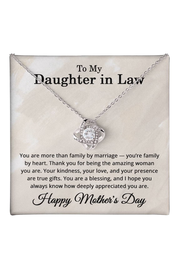 Mothers Day Gifts for Daughter in Law - Mothers Day Jewelry for Daughter-in-Law Title: 14K White Gold Finish, Box Choice: Standard Box