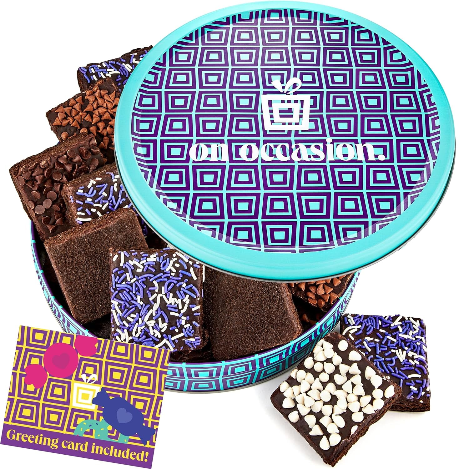 Mothers Day Gourmet Chocolate Brownies Individually Wrapped Fudge Brownie Assortment Gift