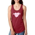 thumbnail image 1 of Mothers Day Heart Paint Racerback Tank Women -Image by Shutterstock, Female x-Small, 1 of 4