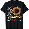 thumbnail image 1 of Mothers Day I Love Being Called Nannie Sunflower Mom Grandma T-Shirt, 1 of 3