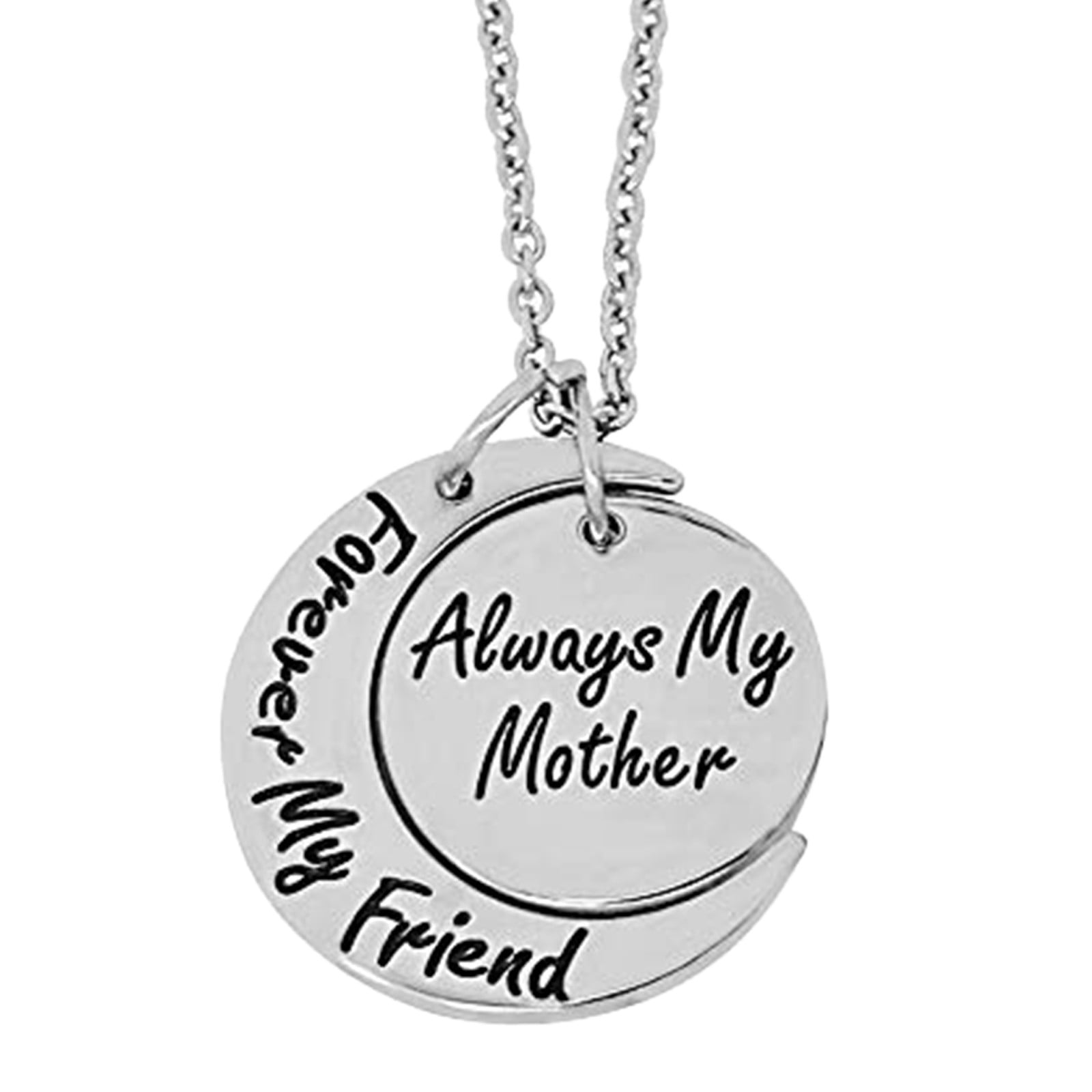 Mothers Day Jewelry Gift From Daughter Mom & Daughter Necklace English ...