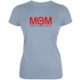 thumbnail image 1 of Mothers Day MOM Master Of Mulit-tasking Light Blue Juniors Soft T-Shirt - Small, 1 of 1