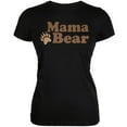 thumbnail image 1 of Mothers Day - Mama Bear Black Juniors Soft T-Shirt - Large, 1 of 1