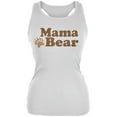 thumbnail image 1 of Mothers Day - Mama Bear White Juniors Soft Tank Top - Large, 1 of 1