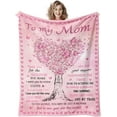 thumbnail image 1 of Mothers Day Mom Gifts, Gifts for Mom, Mom Birthday Gifts, Birthday Gifts for Mom, Gift for Mom, Gifts for Moms Who Have Everything, Mom Gifts from Daughters, Best Mother Mom Gifts Blanket, 1 of 7