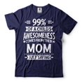 thumbnail image 1 of Mothers Day Mom Shirt New Mom Tee Shirt Funny Mom Gift Tee Mom Gifts Mother Tshirt Womens Tee (Medium Navy Blue), 1 of 6