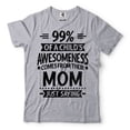 thumbnail image 1 of Mothers Day Mom Shirt New Mom Tee Shirt Funny Mom Gift Tee Mom Gifts Mother Tshirt Womens Tee (X-Large Grey), 1 of 6