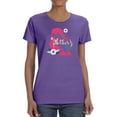 thumbnail image 1 of Mothers Day Mom Silhouette Shaped T-Shirt Women -Image by Shutterstock, Female Large, 1 of 4