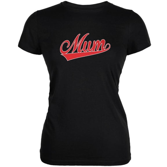 Mothers Day - Mum Black Juniors Soft T-Shirt - Large