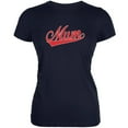 thumbnail image 1 of Mothers Day - Mum Navy Juniors Soft T-Shirt - 2X-Large, 1 of 1