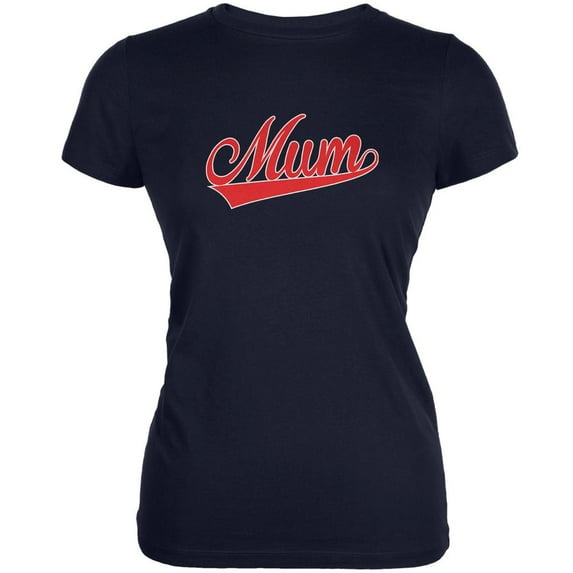 Mothers Day - Mum Navy Juniors Soft T-Shirt - Medium
