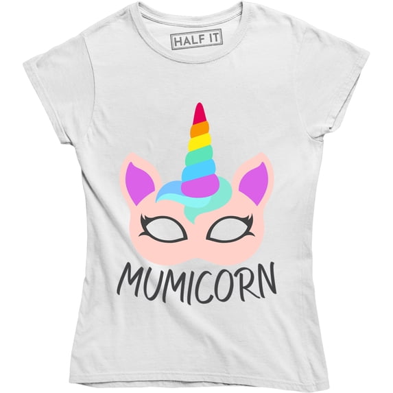 Mothers Day Mumicorn Unicorn Funny Catcorn Animal Lovers Women T-Shirt