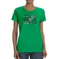 thumbnail image 1 of Mothers Day Noir Pink Shaped T-Shirt Women -Image by Shutterstock, Female Large, 1 of 4