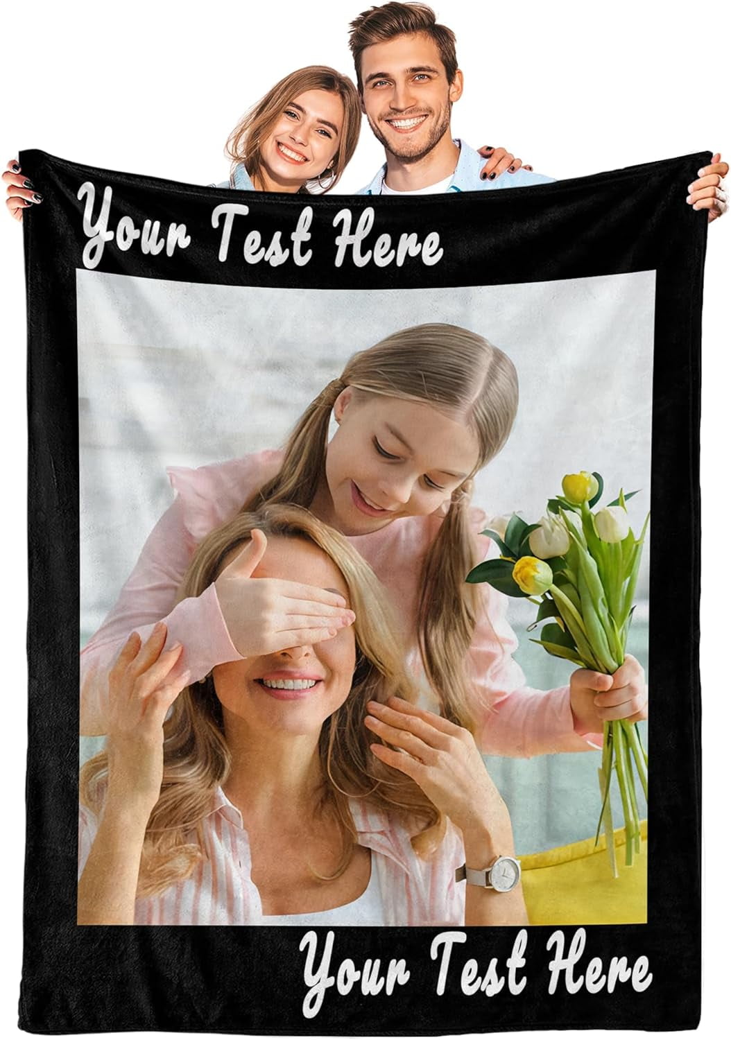 Mothers Day Personalized Gifts, Custom Photos Blanket Mom Gifts from ...
