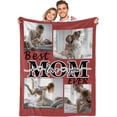 thumbnail image 1 of Mothers Day Personalized Gifts, Custom Photos Blanket Mom Gifts from Daughter Son Customized Picture Blanket, Mother's Day Christmas Birthday Best Gift for Mom Grandma Wife 3 Photos Blankets, 1 of 5