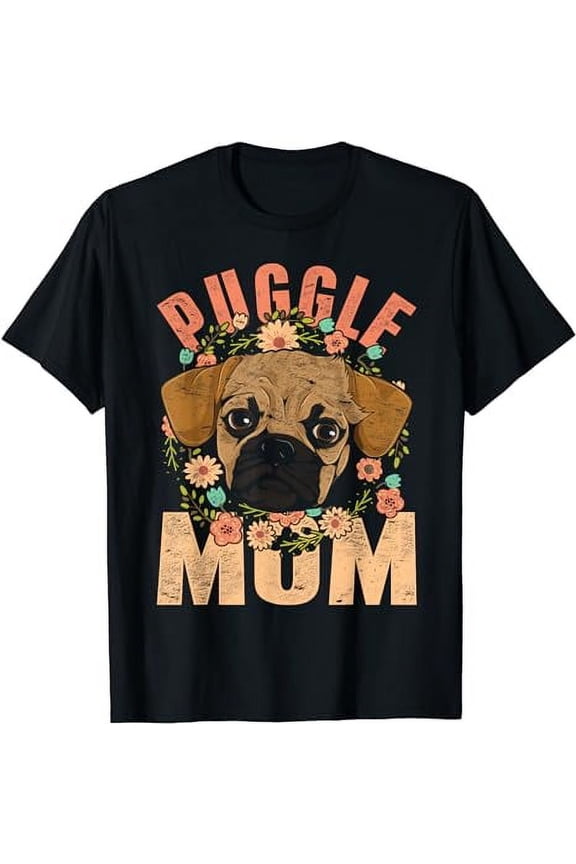 Mothers Day Pet Animal Dog Lover Puggle Mom Cute Puggle T-Shirt