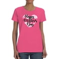 thumbnail image 1 of Mothers Day Pink Strikes Shaped T-Shirt Women -Image by Shutterstock, Female 3X-Large, 1 of 4