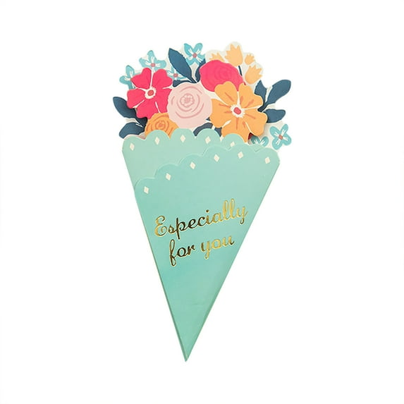 Mothers Day Pop Up Cards, Happy Mother's day, Orchid,Envelope, 3D Greeting Cards, Gift for Mom, Godmother, Stepmom, Sister, Grandma, Mother in law, Aunt, Wife