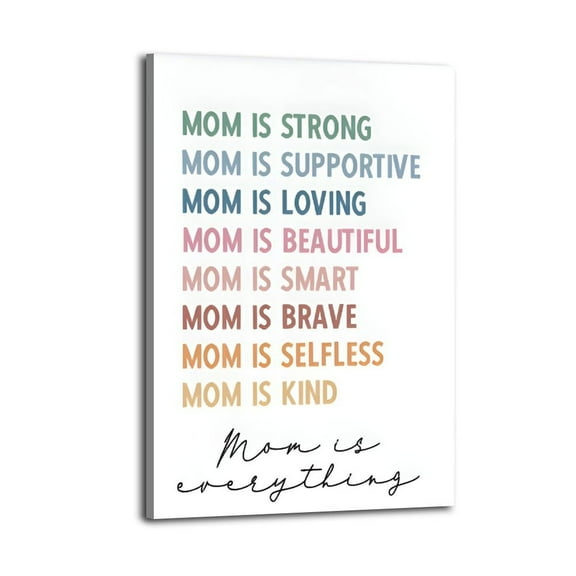 Mothers Day Printable Art Poster Great Wall Art for Home Decor,, Mother's Day Gift, Posters for Bedroom, Office Or Living Room