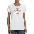 thumbnail image 1 of Mothers Day Purple Text Shaped T-Shirt Women -Image by Shutterstock, Female XX-Large, 1 of 4