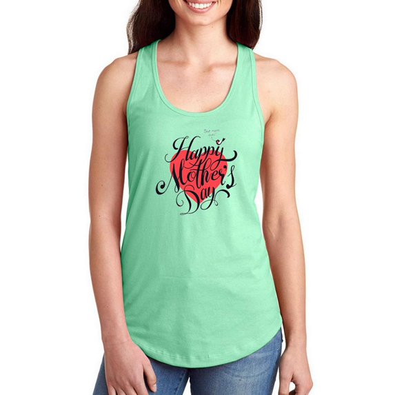 Mothers Day Red Robin Racerback Tank Women -Image by Shutterstock, Female XX-Large