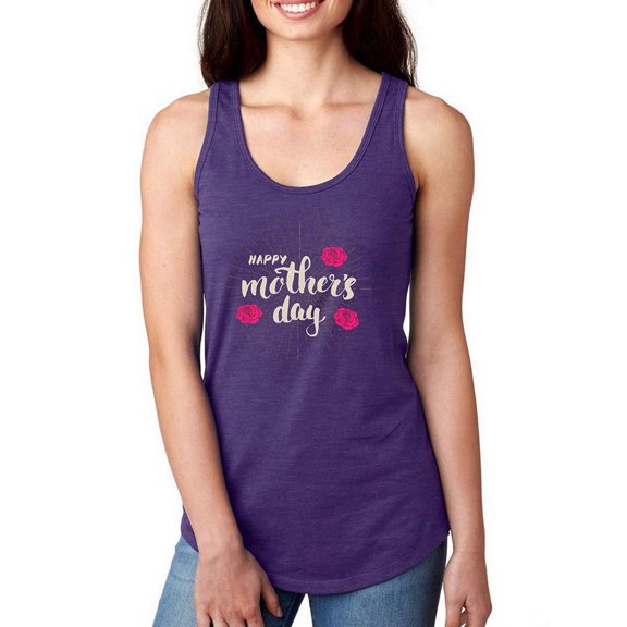 Mothers Day Roses Racerback Tank Women -Image by Shutterstock, Female XX-Large