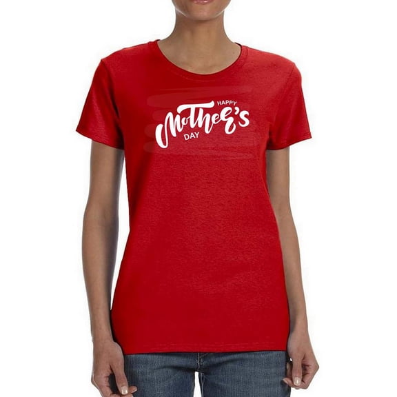 Mothers Day Soft Brush Shaped T-Shirt Women -Image by Shutterstock, Female 3X-Large