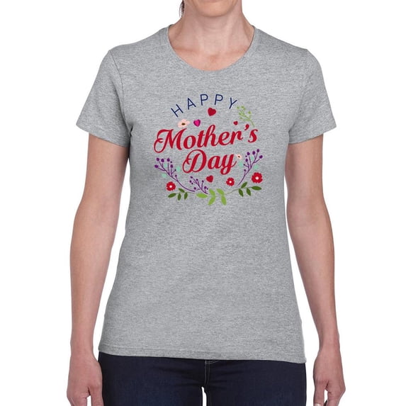 Mothers Day Storybook Nature Shaped T-Shirt Women -Image by Shutterstock, Female Large