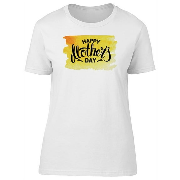 Mothers Day Text On Golden Stain Tee Women's -Image by Shutterstock