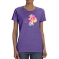 thumbnail image 1 of Mothers Day Watercolor Mom Shaped T-Shirt Women -Image by Shutterstock, Female Medium, 1 of 4