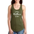 thumbnail image 1 of Mothers Day White Brush Racerback Tank Women -Image by Shutterstock, Female x-Small, 1 of 4