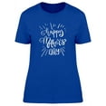 thumbnail image 1 of Mothers Day White Curly Font T-Shirt Women -Image by Shutterstock, Female Small, 1 of 2