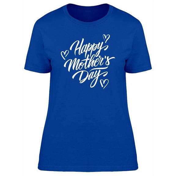 Mothers Daywhite Swirl Quote T-Shirt Women -Image by Shutterstock, Female Small