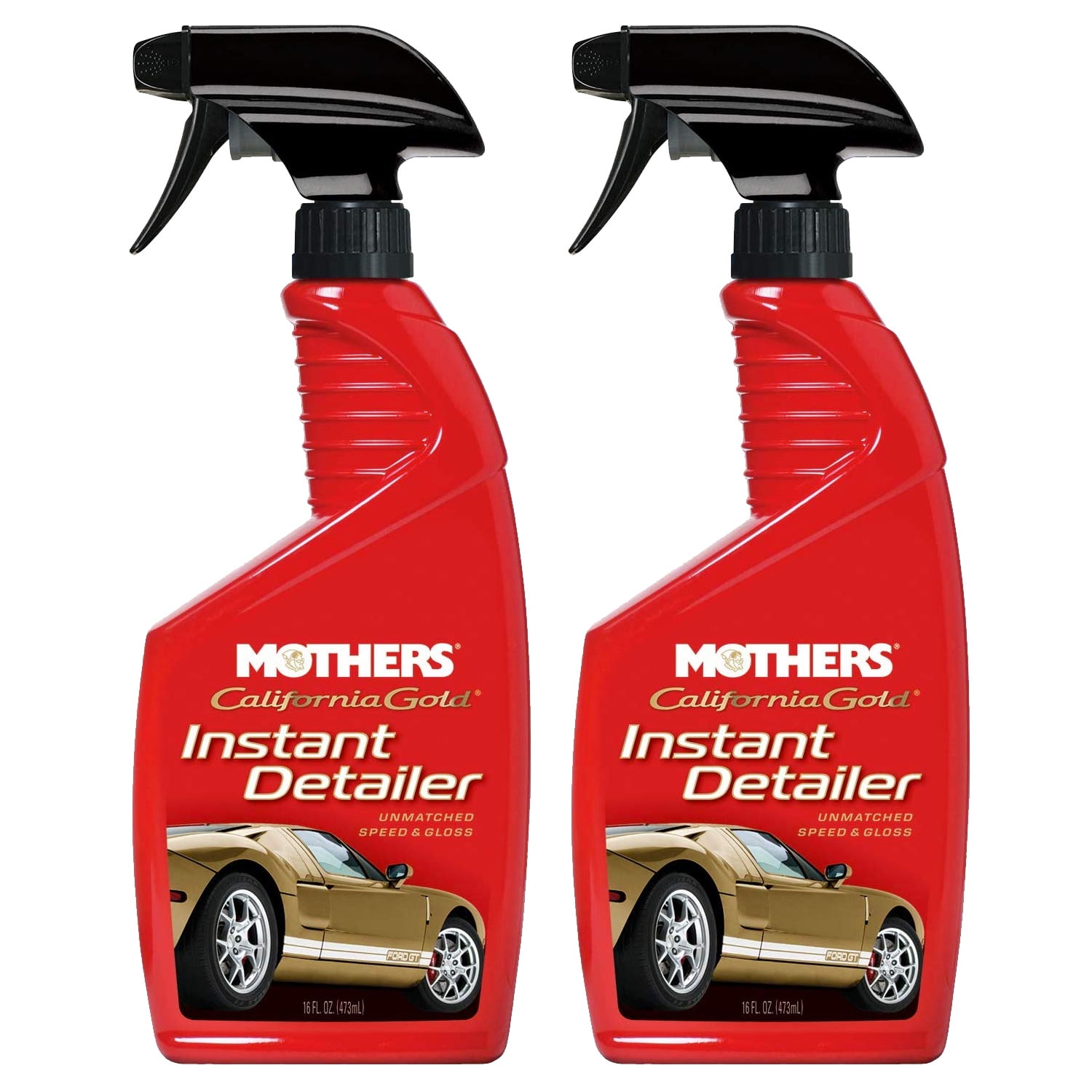 Detailer Sprayer Mothers, Instant Detailer Spray Exterior Car Detailer, 16 oz., 2-Pack ...