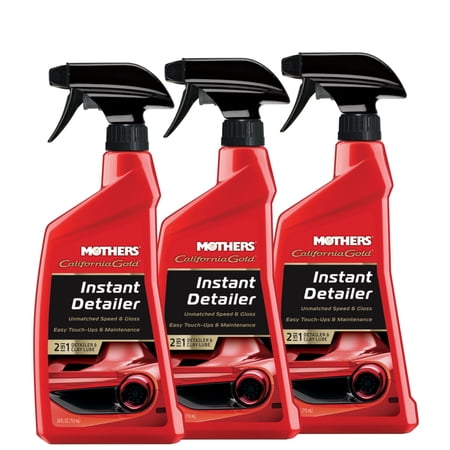Mothers Instant Detailer Spray Exterior Car Detailer, 24 oz. (3-Pack)