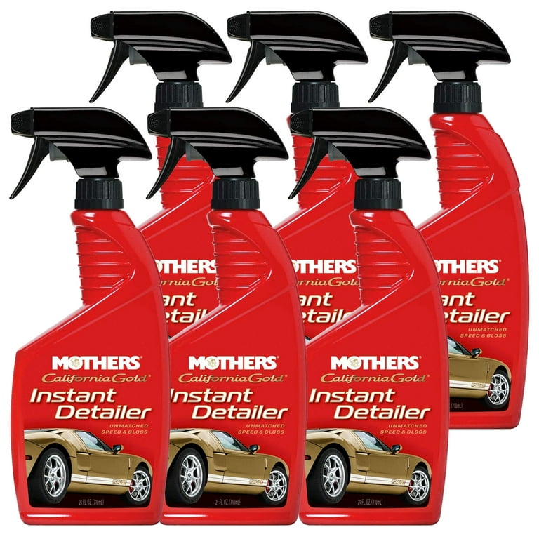 Mothers Instant Detailer Spray Exterior Car Detailer, 24 oz. (6