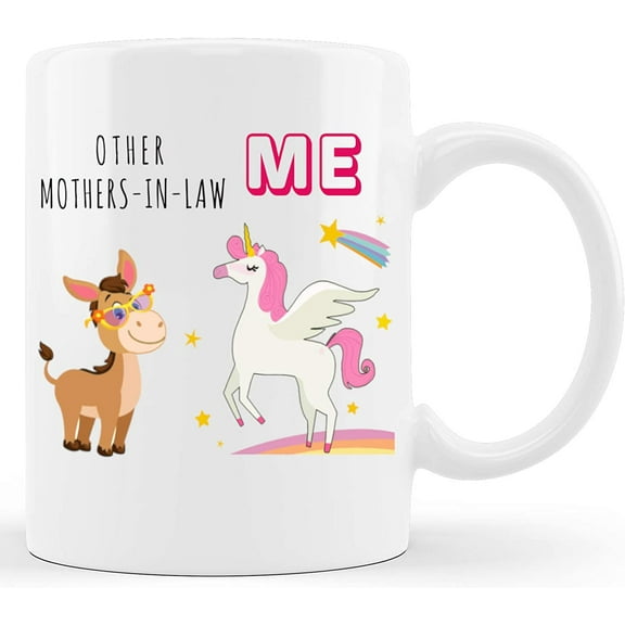 Other Mothers In Law Vs Me Unicorn Funny Mother's Day Mother-In-Law Gift Ideas for Awesome Mom InLaw Ever from Daughter-In-Law Son-In-Law Kids for Christmas Birthday Coffee Mug Tea Cup