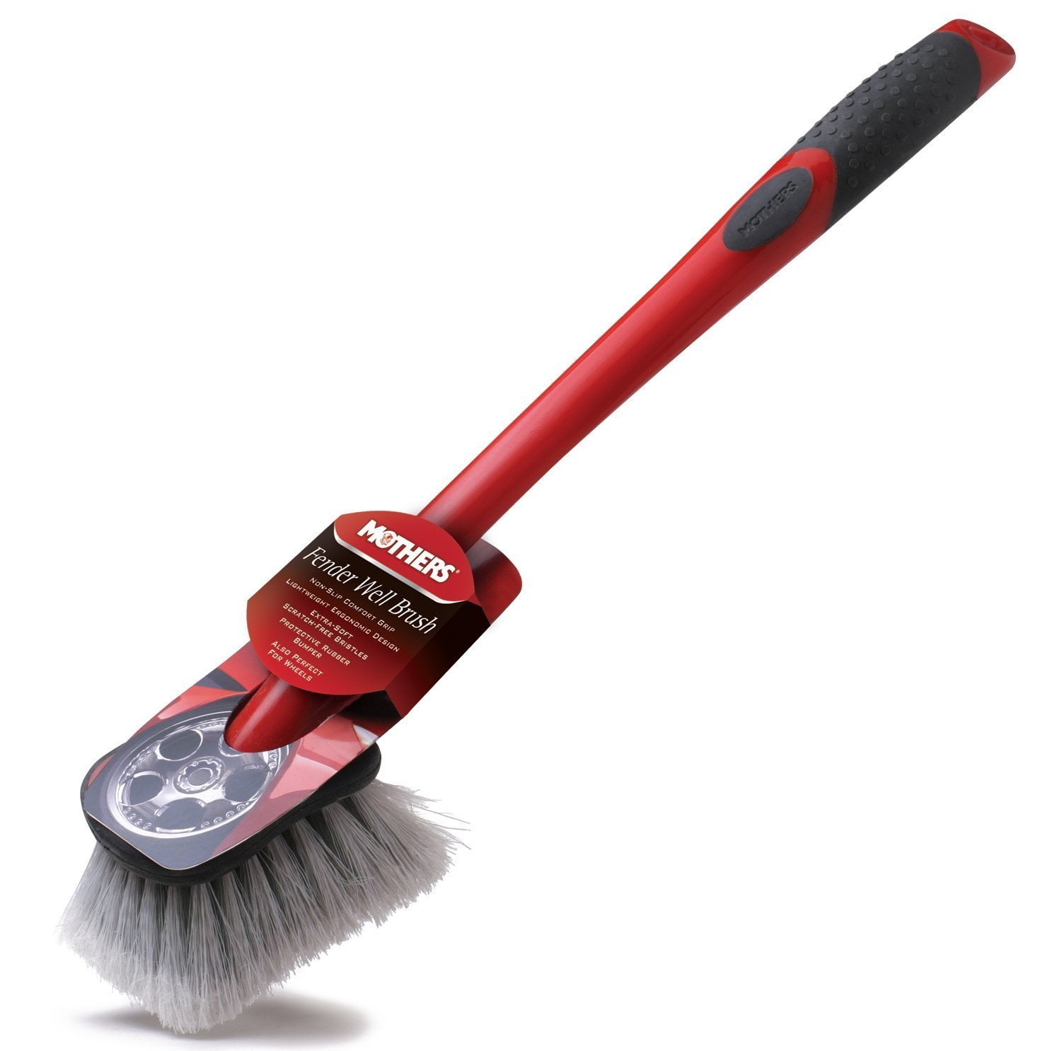 EVERSPROUT 11-inch Scrub Brush with Built-in Rubber Bumper