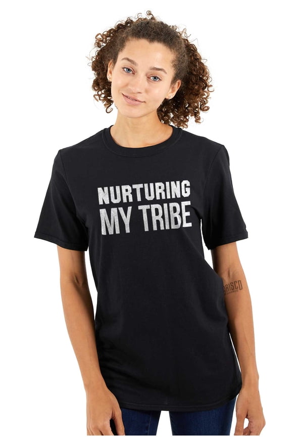 Mothers Love Nurturing My Tribe Cute Women's Graphic T Shirt Tees Brisco Brands L