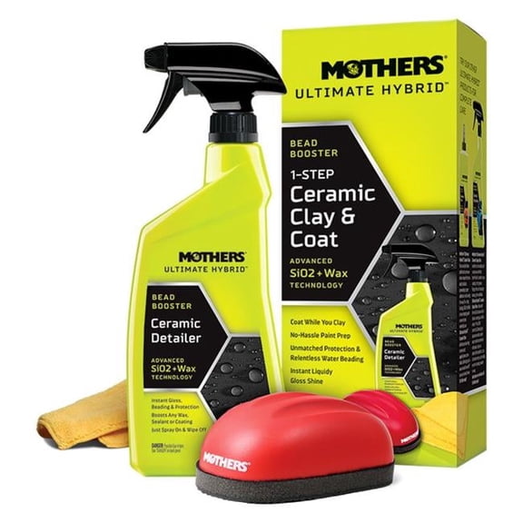 Mothers Ultimate Hybrid 1-Step Ceramic Clay & Coat 07260 Car Waxes, Automotive Waxes, 2.31 lbs