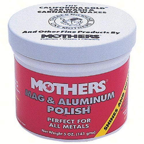 Mothers 05100 Mag Wheel Aluminum Polish All Metals Shines Protects