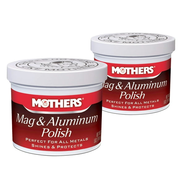 Mothers Mag and Aluminum Polish, 5 oz. Car Metal Polish (2)