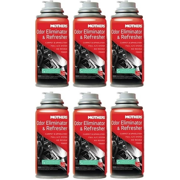 Mothers Odor Eliminator & Refresher, Unscented (6 Pack)