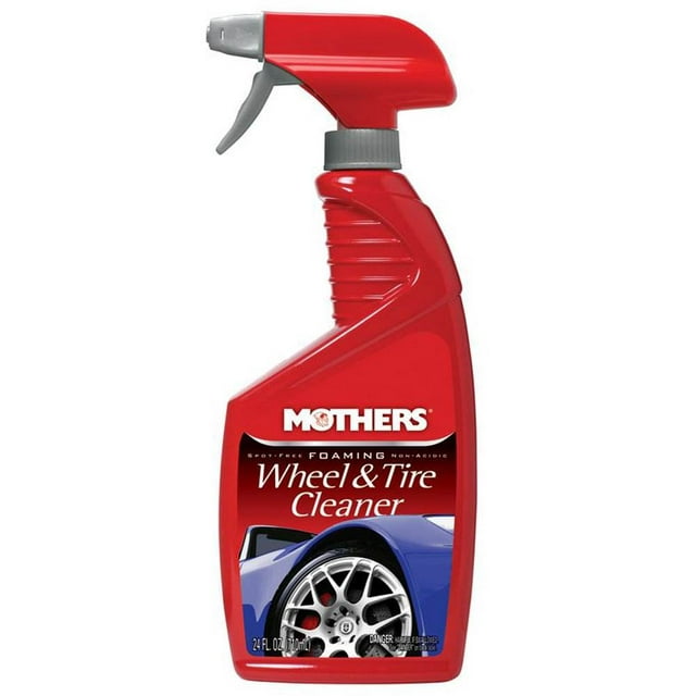 Mothers Polish 5924 24 Ounce Bottle of Foaming Automobile Wheel & Tire Cleaner