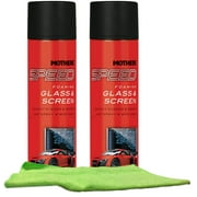Mothers Speed Glass & Screen Cleaner 19 oz Bundle with Microfiber Cloth