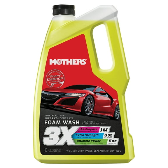 Mothers Triple Action Foam Wash 100 oz