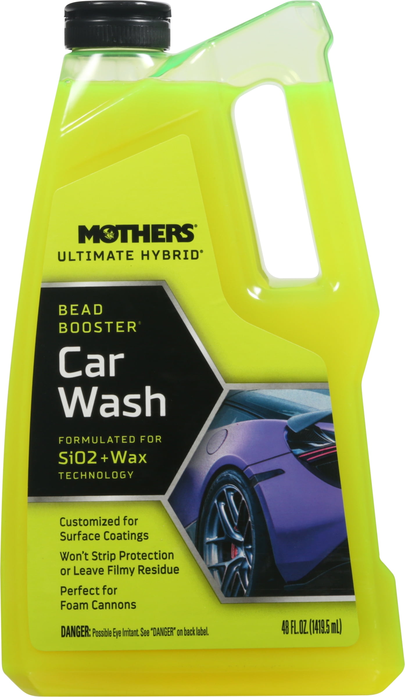 Mothers Ultimate Hybrid Bead Booster Car Wash, 48 fluid ounces