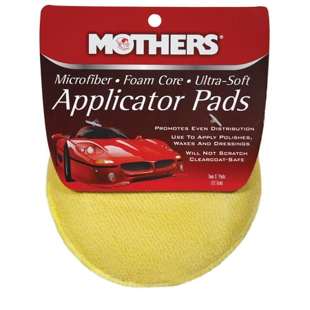 Mothers Ultra Soft Microfiber Applicator Pads, 2-Pack