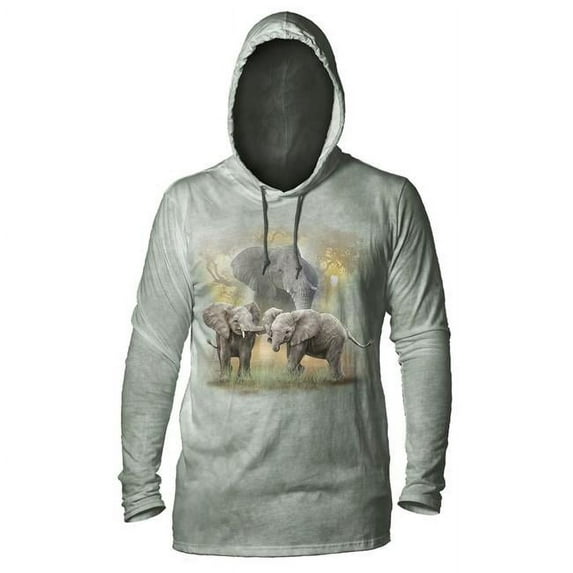Mothers Watchful Gaze Adult T-Shirt Hoodie, Green - Medium